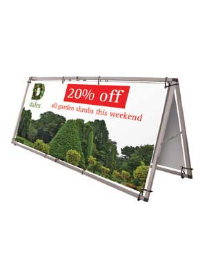 Monsoon A Frame Banner Stand Tension Banner Stand